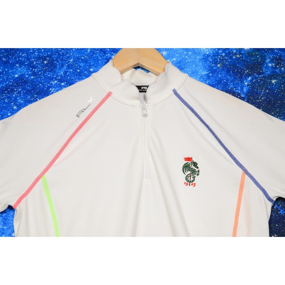 Ralph Lauren RLX Pullover Shirt Womens Small Long Sleeve Golf Monterey Peninsula - Picture 2 of 9